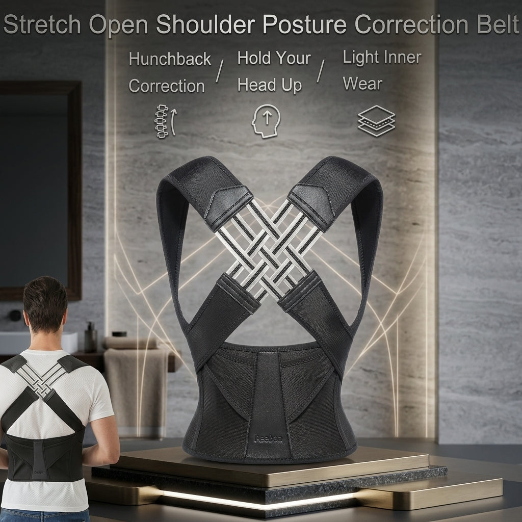 Back Brace Posture Corrector for Men and Women,Adjustable Back Posture Belt Invisible