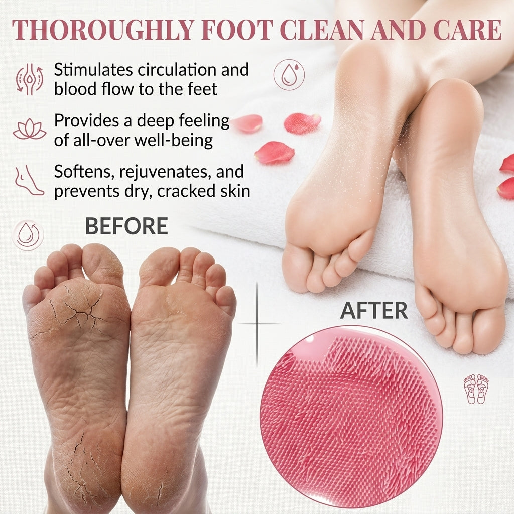 Silicone Multiuse Body & Foot Scrubber