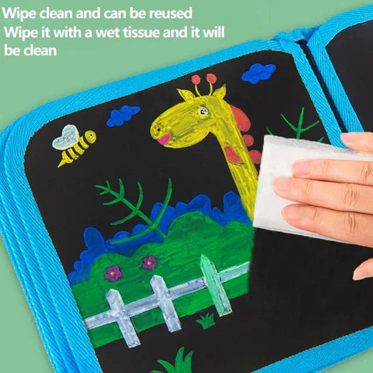 Erasable Doodle Book 🎨 – Reusable Drawing Book for Kids